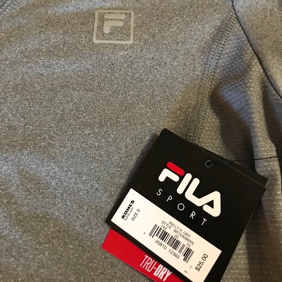 NWT Fila Long Sleeved Tru-Dry Shirt. Size Small - Picture 5 of 8